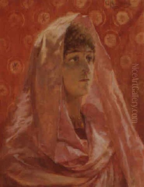 Femme Au Voile Rose - view 1