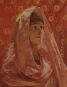 Femme Au Voile Rose