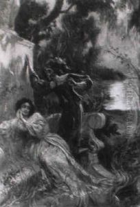 Chanson Louis Xiii by Georges Antoine Rochegrosse