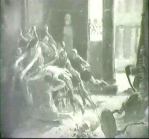 L'assassinat De L'empereur Geta by Georges Antoine Rochegrosse