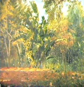 Coin De Mon Jardin En Ete by Georges Antoine Rochegrosse