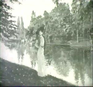Promenade Au Bois De Boulogne by Georges Antoine Rochegrosse