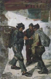 A Good Bargain by Emile Charles Julien de la Rochenoire