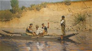 Boatmen At Rest Boatmen At Rest