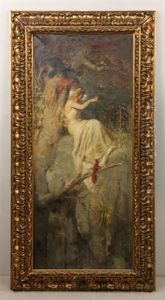 Princess With Animals by Theodor Rocholl
