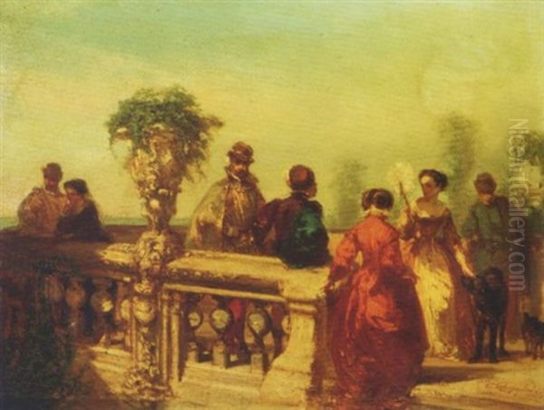 La Terrasse: Elegant Company On A Terrace - view 1