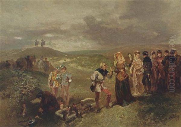 A Falconry Attended By Jacoba Van Beijeren - view 1