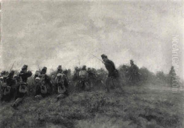 Infanterists In Full Action - view 1