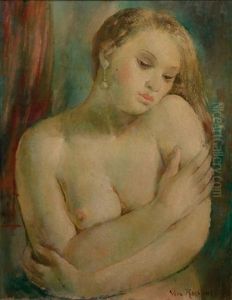 Buste De Femme A La Boucle D'oreille by Vera Rockline