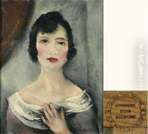 Autoportrait A La Robe Rose by Vera Rockline