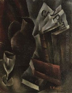 Still Life With Books by Vera Rockline