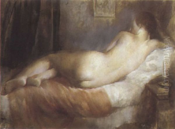 Nu Allonge De Dos - view 1