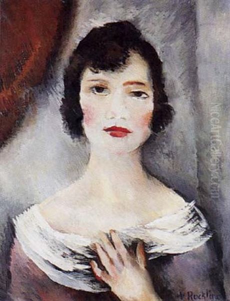 Autoportrait A La Robe Rose - view 1