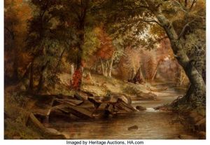 Indian Encampment by Augustus Rockwell