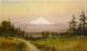 Mount Hood At Sunset by Cleveland Rockwell