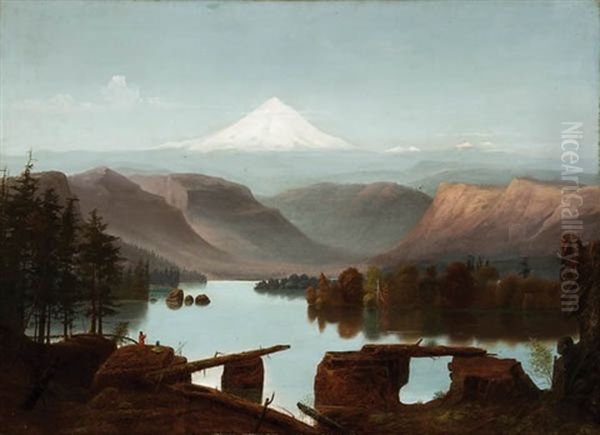 Landscape With Mount Hood In The Background - view 1
