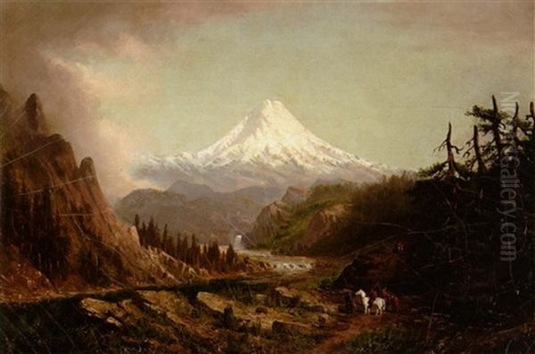 Mount Rainier From The Puyallup River Indian Trail - view 1