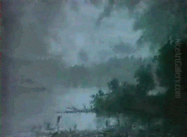 Moonlit Landscape - view 1