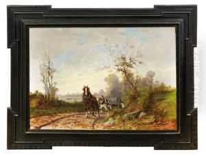 Paesaggio Con Figura E Cavalli Paesaggio Con Figura E Cavalli