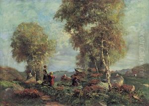 Alpeggio, La Raccolta Dei Fiori by Leonardo Roda