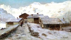 Inverno In Montagna by Leonardo Roda