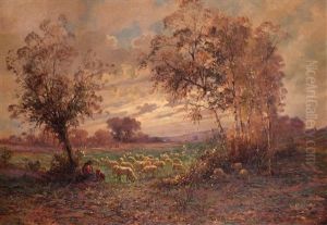 Paesaggio Con Gregge by Leonardo Roda