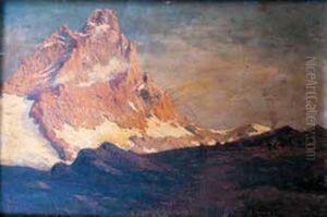 Il Monte Cervino (dal Plan Torretti) by Leonardo Roda