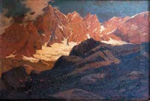 Ghiacciaio Montabel Ed I Jumeaux by Leonardo Roda