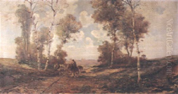 Cavalli Bardati Nel Paesaggio - view 1