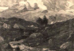 Torrente In Montagna by Leonardo Roda