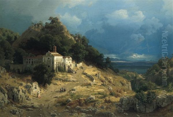 Italienisches Dorf In Den Bergen - view 1