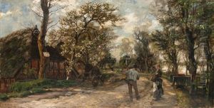 Spring In The Surroundings Of Hamburg by Carl Rodeck