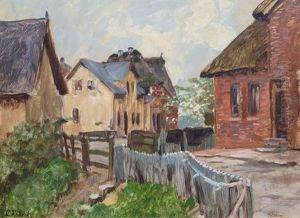 View Of A Village by Carl Rodeck