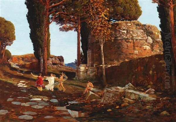 Bachantes Near Rome - view 1