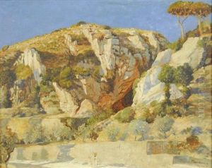 Italian Landscape With Figure Italian Landscape With Figure