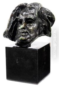 Tete De Balzac, Dernier Etat, Version Au Col Coupe Derriere L'oreille (haupt Des Balzac, In Fortgeschrittenem Alter, Version Mit Hals Hinter Dem Ohr Abgetrennt)