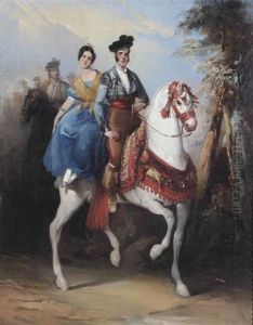A Horse Ride by Manuel Rodriguez De Guzman