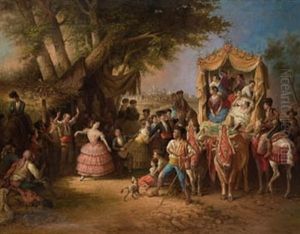 La Feria De Santiponce by Manuel Rodriguez De Guzman
