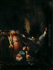 Almanzor Muestra Las Cabezas De Los Siete Infantes De Lara A Su Padre Gonzalo Gustioz