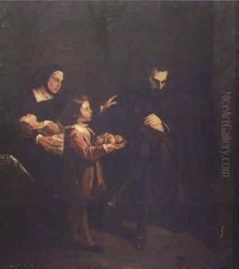 Antonio Perez Socorrido Por Su Mujer by Jose Maria Rodriguez De Losada