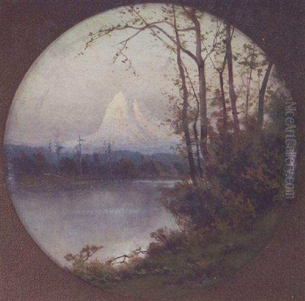 A Distant Snowy Mountain - view 1