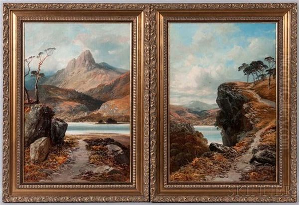 Pair Of Highland Landscapes - view 1