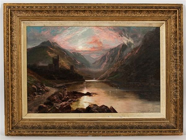 Lough Veagh And Glenveagh Castle, Letterkenny, County Donegal - view 1