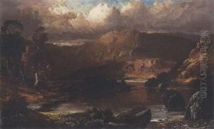 Gebirgsee In Den Highlands by Clarence Roe
