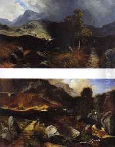 Orage D'automne Dans Les Montagnes Du Perthshire, Ecosse by Clarence Roe