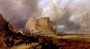 Vue Du Rocher De Gibraltar (?) by Clarence Roe
