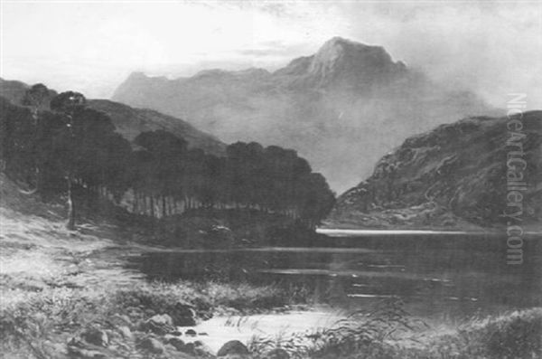 Highland Landscape At Dusk - view 1