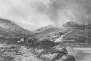 Rain In The Highlands by Clarence Roe