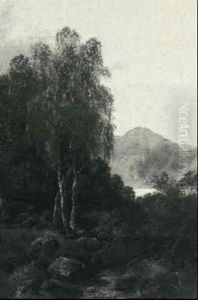Mountain Dust Landscape With Stream Mountain Dust Landscape With Stream