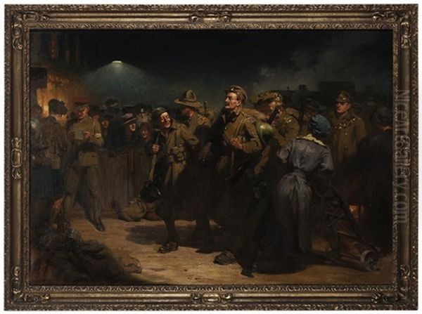 The Return Of The Victors, Waterloo Station - view 1